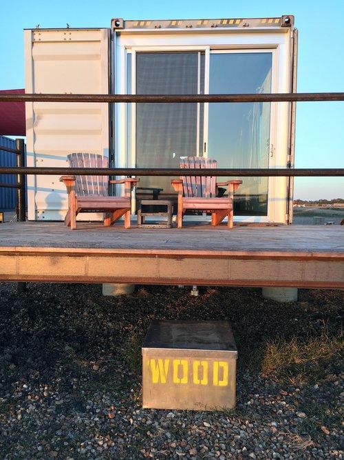 Flophouze Shipping Container Hotel - Houze 5 Round Top Bagian luar foto